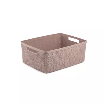 CURVER košara Jute M 12L 36x28x15cm ružičasta