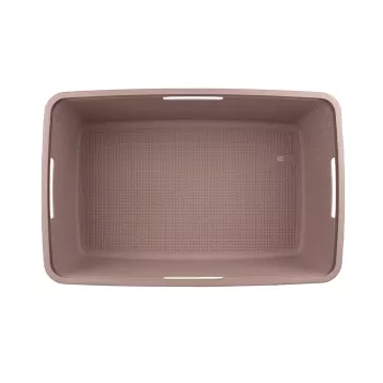 CURVER košara za rublje Jute 46L 59x39x26cm ružičasta