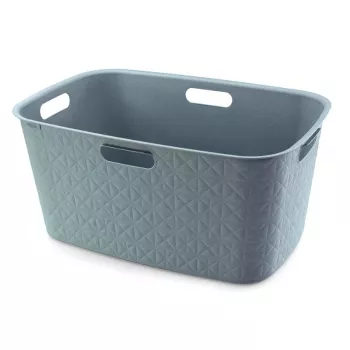 CURVER Softex 45L pravokutna košara za rublje s integriranim ručkama, petrol, 57x37x27 cm