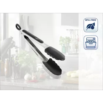 LEIFHEIT Kitchen and Grill Tongs 23 cm