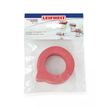 LEIFHEIT Replacement Rubber Rings 6pcs 43x71mm for Sealed Jars 135ml