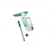 LEIFHEIT usisivač za prozore Dry&Clean s 43 cm Click System drškom, električni usisivač za prozore, bijeli/tirkizni
