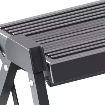 HAILO sklopiva stepenica StepFix / čelik / 2 stepenice / crna