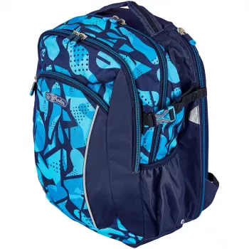 Herlitz Ultimate školski ruksak 24L 50043057, Camo Blue