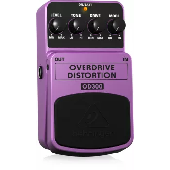 Behringer OD300 Overdrive/Distortion pedala za efekte ljubičasta, crna