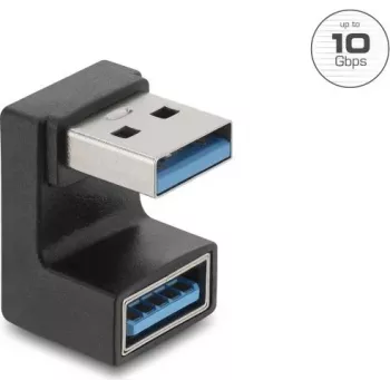 Delock USB 10 Gbps Type-A utikač na utičnicu adapter U-oblika