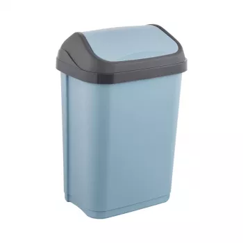 KEEEPER kanta za smeće s okretnim poklopcem 25L Swantje 33,5x25,5x53,5cm plava
