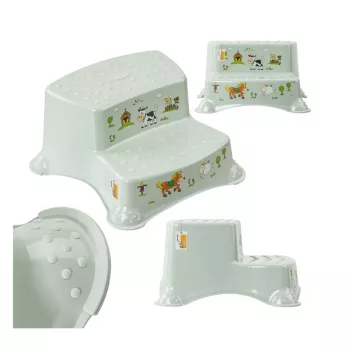 KEEEPER dvostupna klupa Igor Funny Farm 40x37x21 cm Soft Green