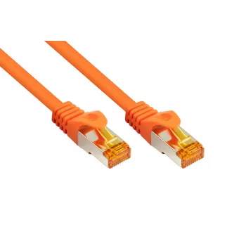 Kabelmeister RJ45 patch kabel Cat. 7 S/FTP, TPE omotač, bez halogena, narančasti, 7,5 m