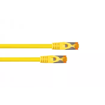 Kabelmeister Cat.7 S/FTP patch kabel, 3m, žuti, TPE omotač, bez halogena, 10 Gbps