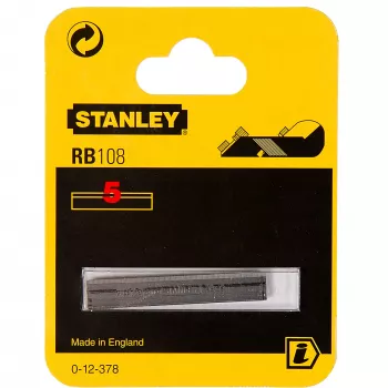 STANLEY zamjenske oštrice za blanjalicu za RB10 i RB5, ravno rezno, pakiranje od 10, SK5 čelik, širina 44 mm