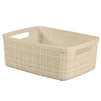 CURVER košara Jute S 5L 27x20x11cm krem