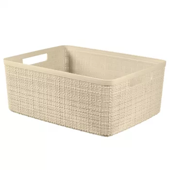 Curver košara Jute M 12L 36x28x15cm krem