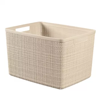 CURVER košara Jute L 20L 36x28x23cm krem