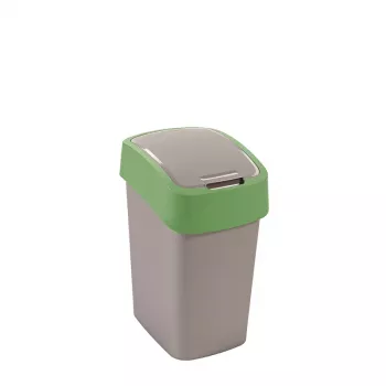 Curver Flip Bin kanta za otpad 25L, srebrno-zelena