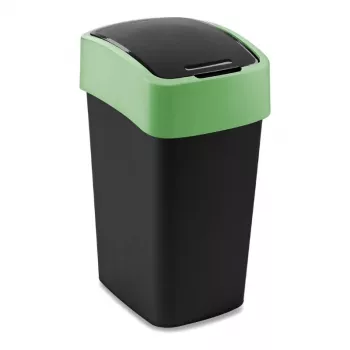 Curver Flip Bin 25L kantica za smeće crna/zelena