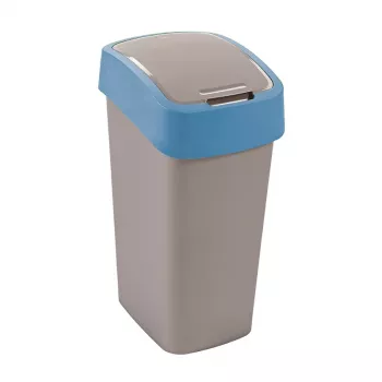 CURVER Flip Bin 45L kantica za smeće srebrna/plava