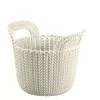 CURVER Basket Knit XS Round 3L White 23x19x19cm