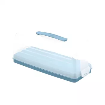 Curver pravokutna kutija za prijevoz kolača 35,5 x 15 x 14,2 cm plava