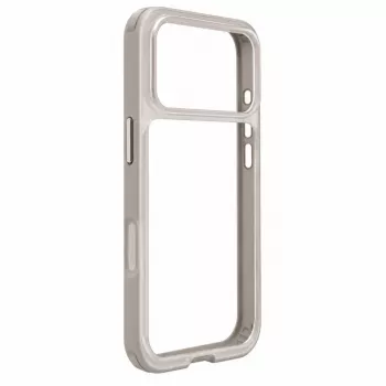 Evelatus Apple iPhone 17 Pro LiveCase hibridna futrola sa stalkom PC+TPU srebrna