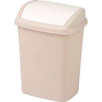 CURVER Dominik 10L kanta za otpad s kliznim poklopcem, bež, 20x25x36cm