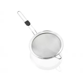 LEIFHEIT ProLine sito Ø20 cm nehrđajući čelik fino sito s ergonomskom ručkom, perivo u perilici posuđa, ušica za vješanje, kuka za naslanjanje