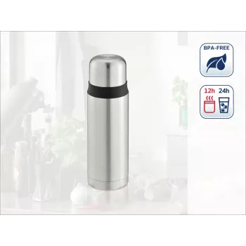 LEIFHEIT Thermos Coco 0,5L vakuumska izolirana boca od nehrđajućeg čelika, srebrna