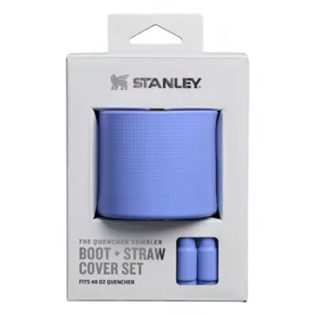 STANLEY The Quencher Boot + nastavak za slamku Hydrangea Blue 1,18L silikonski set