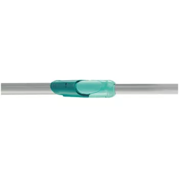 LEIFHEIT Clean Twist Set spin mop s kantom – mikrofilerska plosnata krpa, teleskopska ručka, glava 33 cm, kanta 20 L, tirkizno-siva