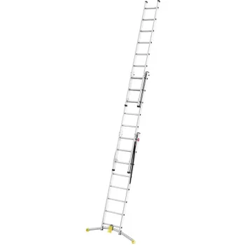 HAILO kombinirane ljestve HobbyLOT aluminij 2x8 + 1x9 prečki