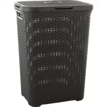 Curver Style 60L kutija za rublje tamno siva