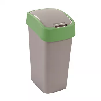 CURVER Flip Bin kanta za smeće 45L srebrna/zelena