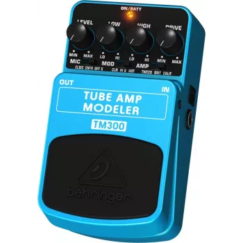 Behringer TM300 Tube Amp Modeler efekt pedal za električnu gitaru, plavo-crni