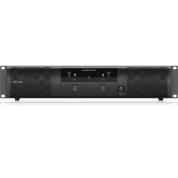 Behringer NX6000 Class-D pojačalo snage 2 x 3000W na 4 Ohma s DSP-om, crno