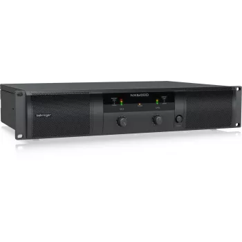 Behringer NX6000 Class-D pojačalo snage 2 x 3000W na 4 Ohma s DSP-om, crno