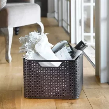 CURVER Box Style L 43.6 x 32.6 x 23 cm Dark Brown Storage Box