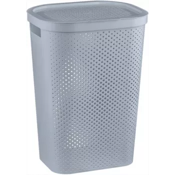 CURVER Infinity Recycled 60L košara za rublje 44x35x60cm siva