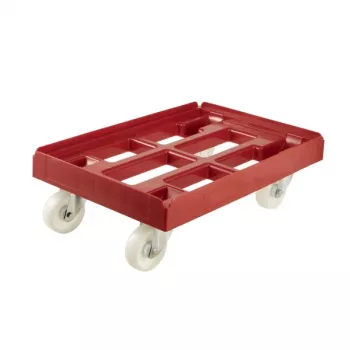 keeeper kolica za transportne kutije i košare Rolf, 61x41x19 cm, crvena