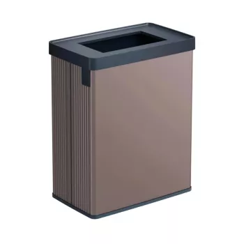 CURVER pravokutna metalizirana kanta za smeće Verto Recycle 54L Pearl Pink