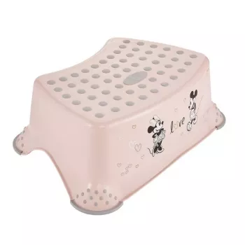 keeeper stolčić Tomek Minnie Mouse, 40,5 x 28,5 x 14 cm, ružičasti, nosivost 120 kg, protuklizni