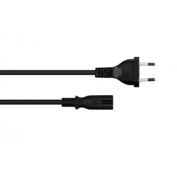 Kabelmeister euro mrežni kabel tipa C na C7 Figure-8, 0,5m, crni, 0.75mm²