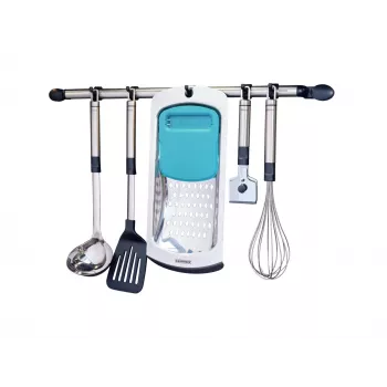LEIFHEIT Profi Series Small Dumpling Maker Spätzle Grater, Stainless Steel, White/Green