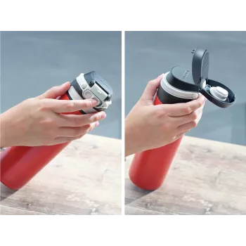 LEIFHEIT Thermo Mug Flip 600ml crvena
