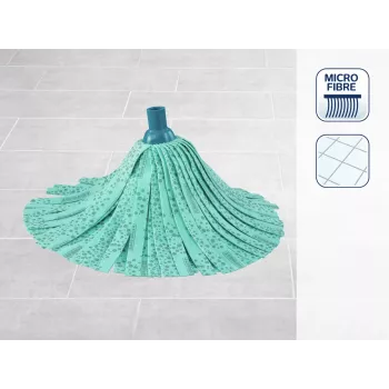 LEIFHEIT Classic Mop Viscose Plus | High-Absorbency Strip Mop for Hard Floors