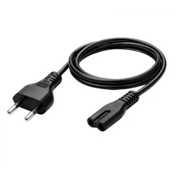 MediaRange MRCS346 IEC mrežni kabel 1,5m euro utikač na C7 Figure-8 crni