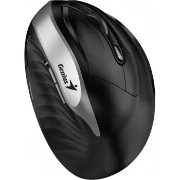 Genius Ergo 8250S bežični miš, 1600 DPI, crno-srebrni