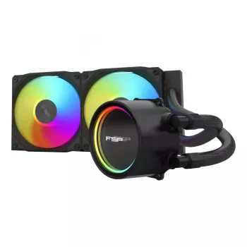FSP AE24-B 240 mm ARGB All-in-One CPU tekuće hlađenje, LGA1851/AM5, crno