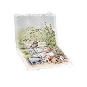 KEEEPER putna podloga Antek Winnie the Pooh, sklopiva, bijela, 70 x 50 x 5 cm