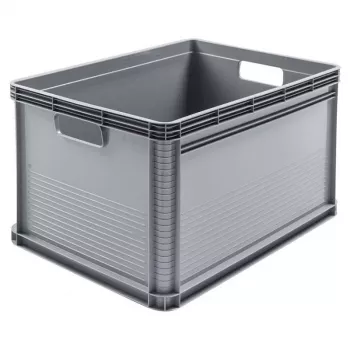 keeeper Robert 64L transportna kutija za velika opterećenja, nosivost 60 kg, 600x400x320 mm, siva