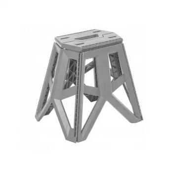 KEEEPER Tom Folding Outdoor Chair, 120 kg Load Capacity, Grey